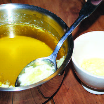 beurre clarifié ou ghee