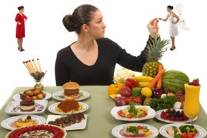 Eating Healthy This year I resolve myself to ignore my arch nemesis in culinary choices and pay much more attention to that angelic voice helping me dine sensibly.